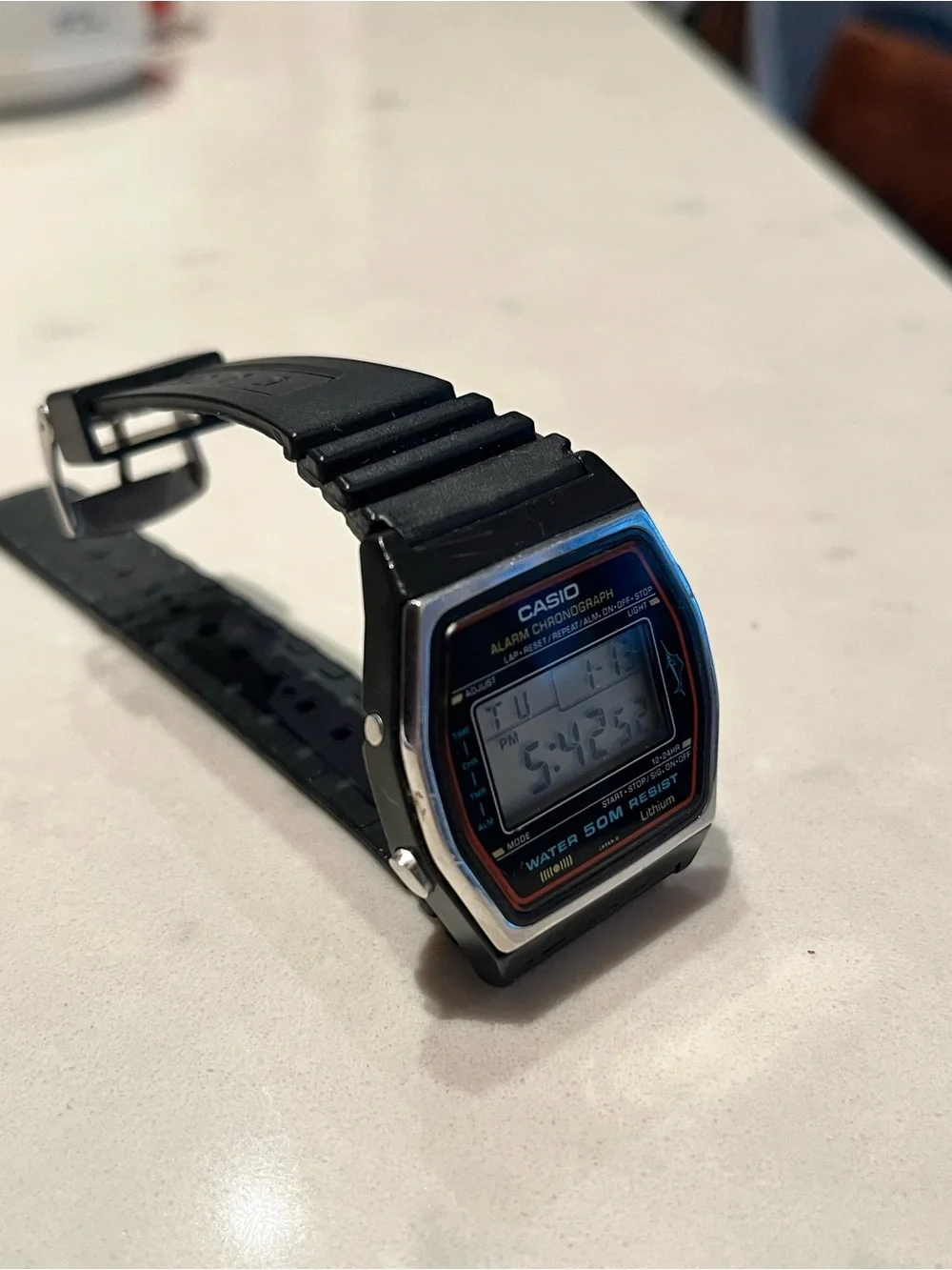 Vintage Pre-owned Rare Casio Marlin W-23 Module 248 WORKING, new battery